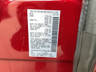 2026 Nissan Pathfinder SV