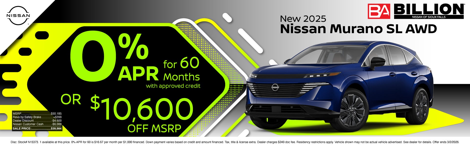 NEW 2025 NISSAN MURANO SL