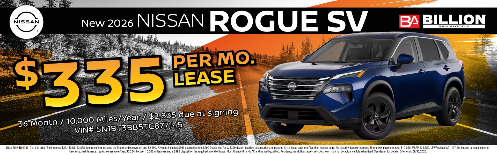 NEW 2026 NISSAN ROGUE SV