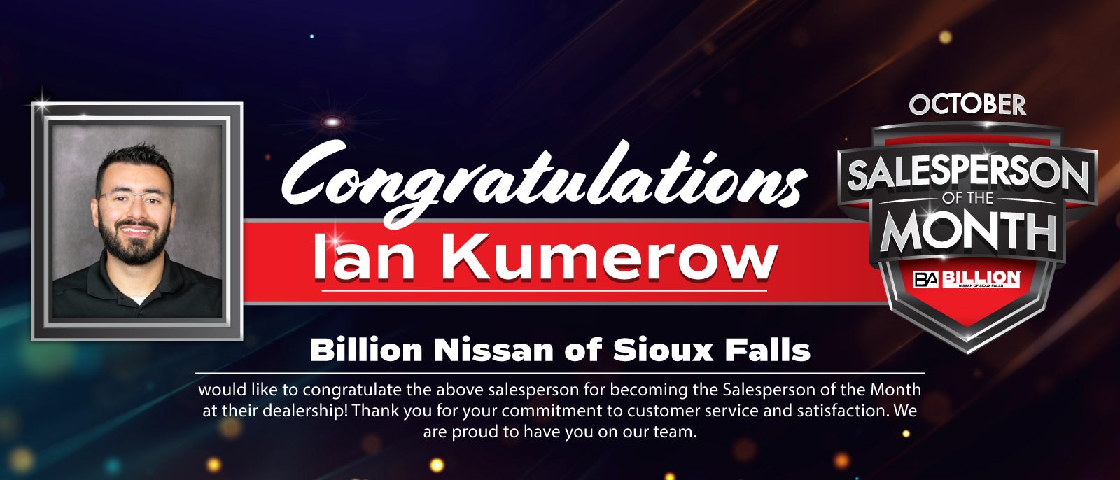 SALESPERSON OF THE MONTH