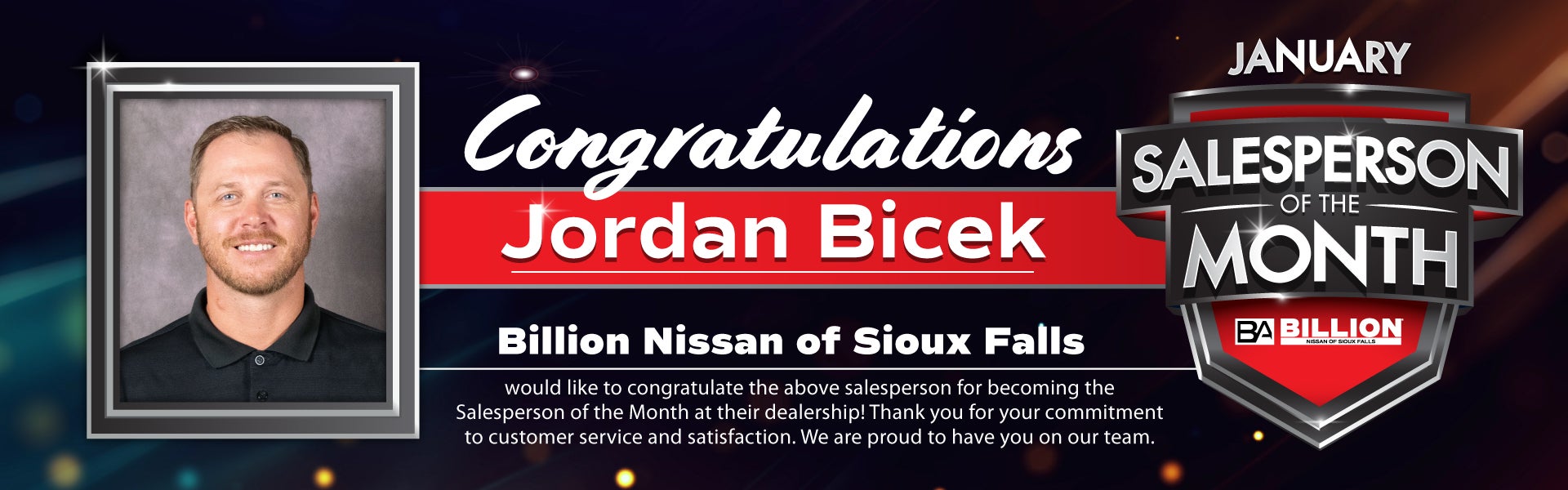 SALESPERSON OF THE MONTH